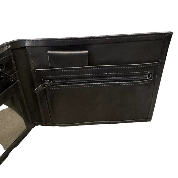 Rolfs Wallet Mens Cowhide Leather Billfold Classic Smooth Black - Picture 6 of 7